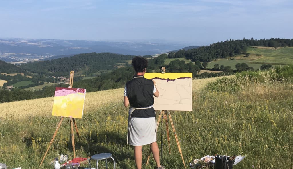 Painting on location