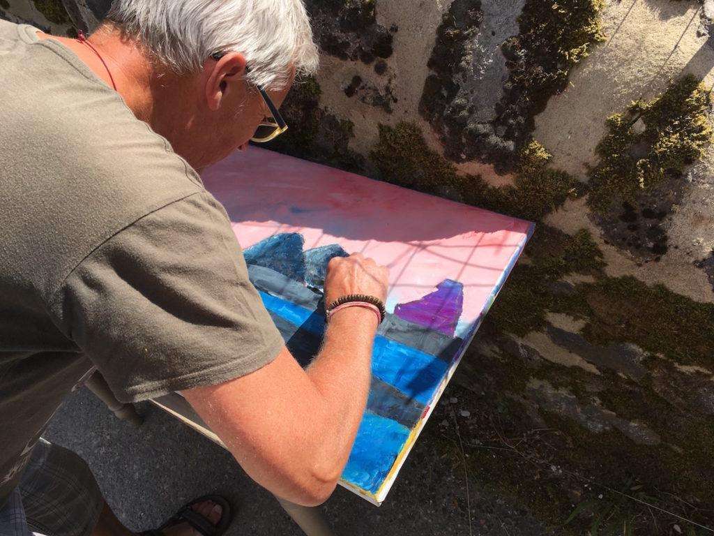 Outdoor painting on an individual level