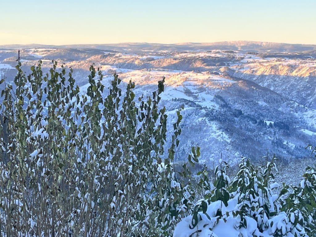 view of the gorges